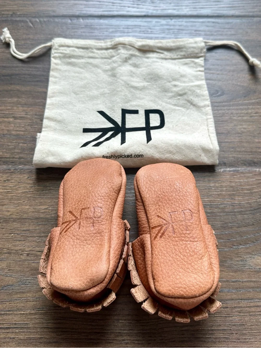Freshly Picked genuine leather